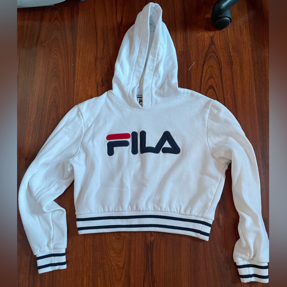 Fila cropped hoodie